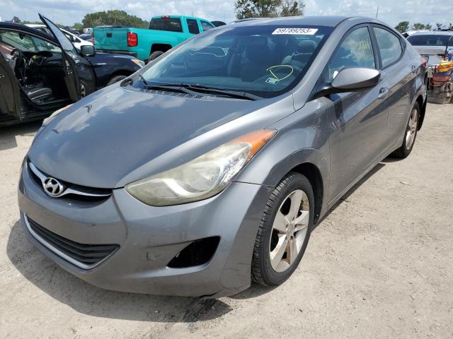 HYUNDAI ELANTRA GL 2012 with VIN 5NPDH4AE3CH150655 - Photo from auction