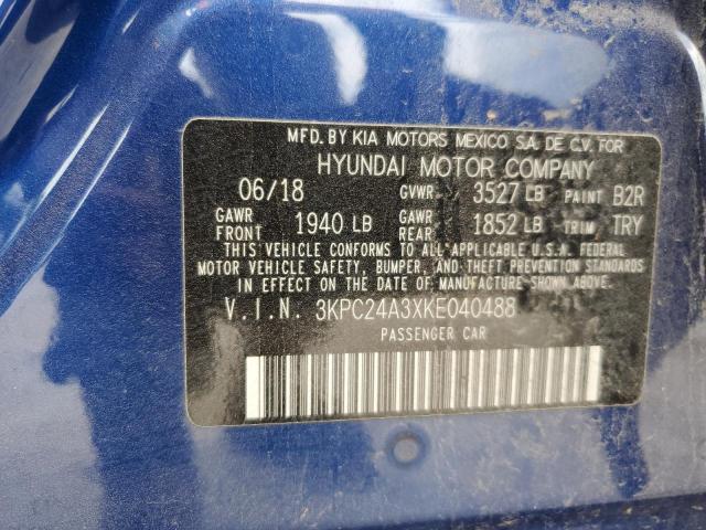 Photo 14 from auction – 2019 HYUNDAI ACCENT SE with VIN 3KPC24A3XKE040488