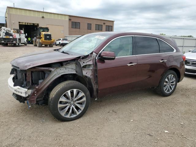 ACURA MDX TECHNO 2015 with VIN 5FRYD4H48FB027669 - Photo from auction