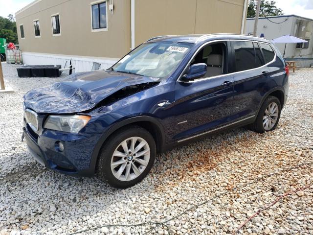 BMW X3 XDRIVE2 2011 with VIN 5UXWX5C50BL706640 - Photo from auction