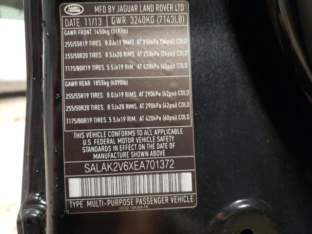 Photo 14 from auction – 2014 LAND ROVER LR4 HSE LU with VIN SALAK2V6XEA701372