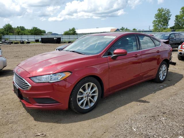 FORD FUSION SE 2017 with VIN 3FA6P0HD8HR262850 - Photo from auction