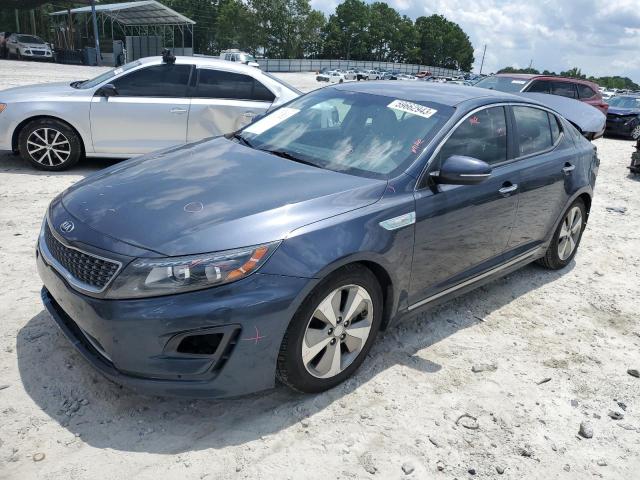 KIA OPTIMA HYB 2014 with VIN KNAGN4AD0E5065558 - Photo from auction