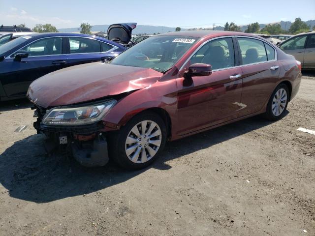 HONDA ACCORD EXL 2015 with VIN 1HGCR2F86FA150758 - Photo from auction