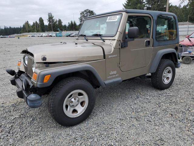 JEEP WRANGLER / 2003 with VIN 1J4FA49S23P374280 - Photo from auction