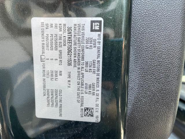 Photo 10 from auction – 2013 CHEVROLET AVALANCHE with VIN 3GNTKEE75DG211536