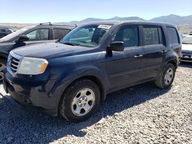 HONDA PILOT LX 2012 with VIN 5FNYF4H29CB057852 - Photo from auction