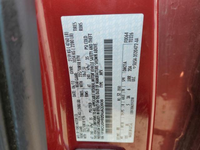 Photo 14 from auction – 2013 FORD ESCAPE SEL with VIN 1FMCU0H92DUA33936