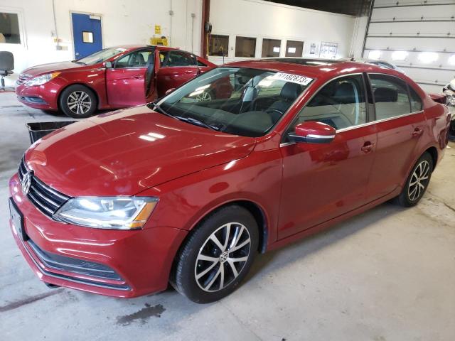 VOLKSWAGEN JETTA SE 2017 with VIN 3VWDB7AJ4HM248575 - Photo from auction