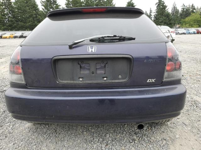 Photo 6 from auction – 1997 HONDA CIVIC DX with VIN 2HGEJ6345VH105934