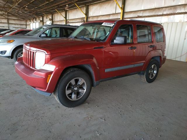 Photo 1 from auction – 2008 JEEP LIBERTY SP with VIN 1J8GP28K58W134872