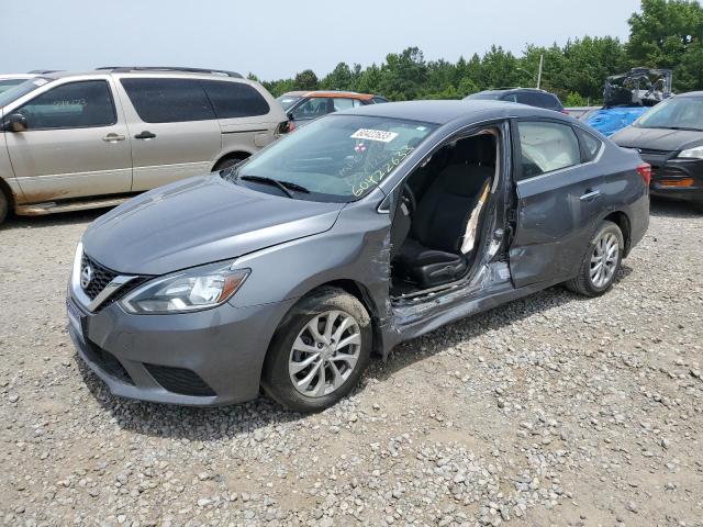 NISSAN SENTRA S 2019 with VIN 3N1AB7AP2KL607125 - Photo from auction