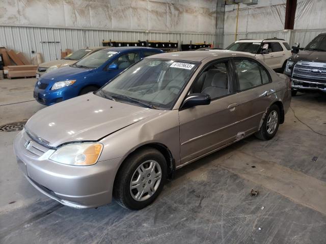 Photo 1 from auction – 2002 HONDA CIVIC LX with VIN 1HGES15552L067190