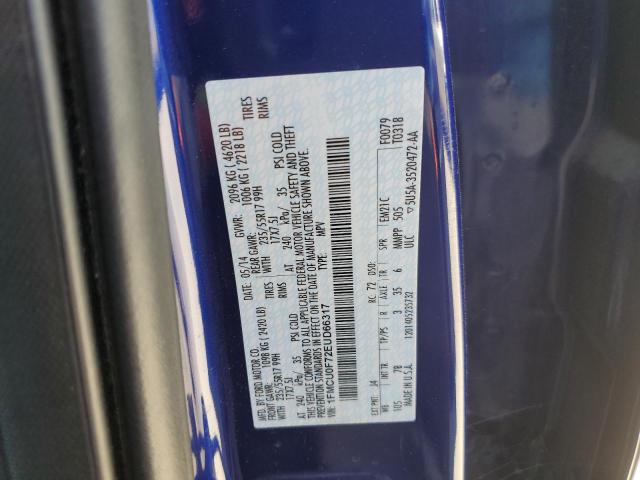 Photo 14 from auction – 2014 FORD ESCAPE S with VIN 1FMCU0F72EUD66317