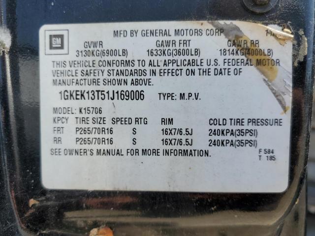Photo 14 from auction – 2001 GMC YUKON with VIN 1GKEK13T51J169006