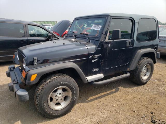 JEEP WRANGLER / 2001 with VIN 1J4FA49SX1P313370 - Photo from auction