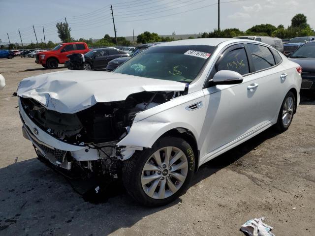 KIA OPTIMA LX 2018 with VIN 5XXGT4L30JG259767 - Photo from auction