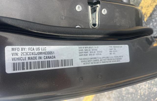 Photo 10 from auction – 2021 DODGE CHARGER SC with VIN 2C3CDXGJ0MH630051