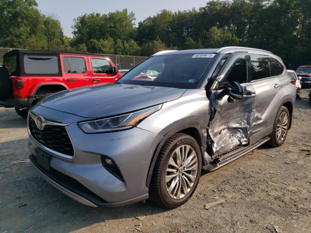 TOYOTA HIGHLANDER 2020 with VIN 5TDFZRBH5LS048392 - Photo from auction