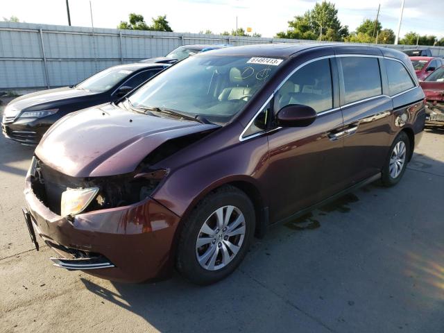 HONDA ODYSSEY EX 2014 with VIN 5FNRL5H67EB111108 - Photo from auction