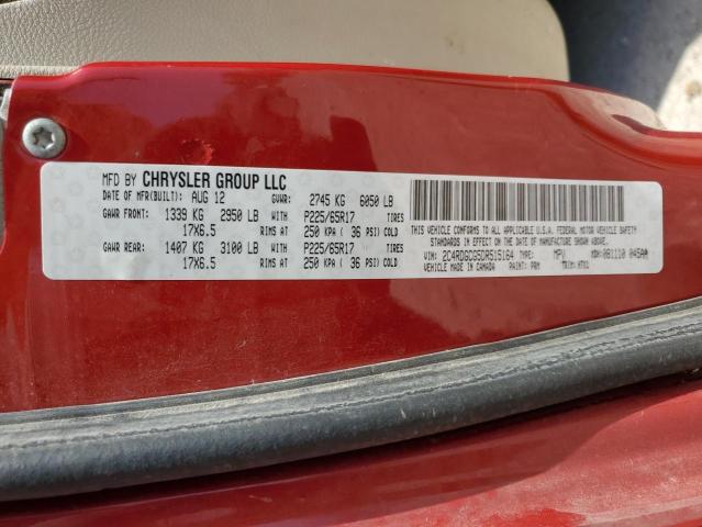 Photo 14 from auction – 2013 DODGE GRAND CARA with VIN 2C4RDGCG5DR515164