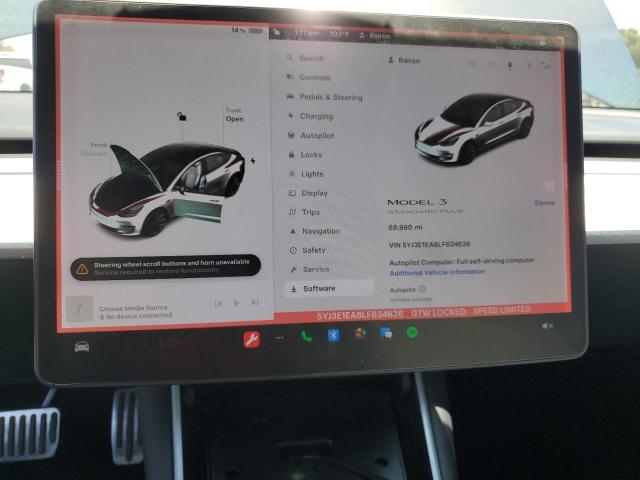 Снимка 9 от търг – 2020 TESLA MODEL 3 с VIN 5YJ3E1EA8LF634636