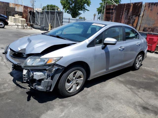 HONDA CIVIC LX 2014 with VIN 19XFB2F5XEE252257 - Photo from auction