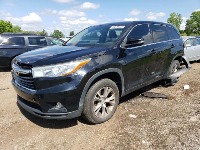 TOYOTA HIGHLANDER 2015 with VIN 5TDZKRFH0FS064810 - Photo from auction