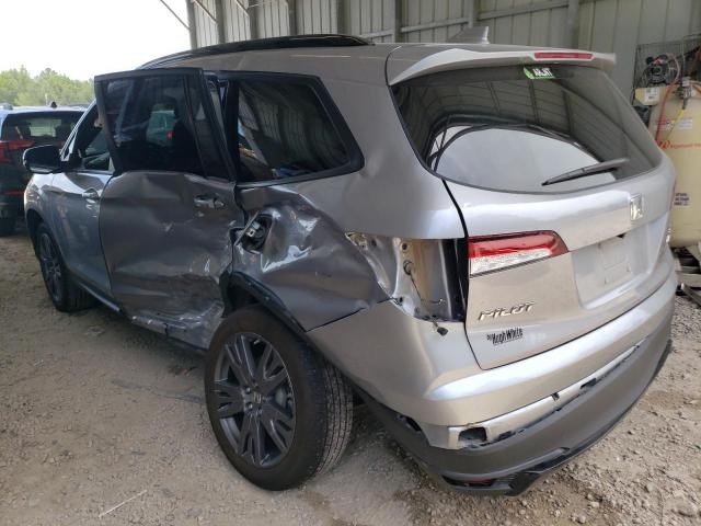 Photo 2 from auction – 2022 HONDA PILOT SPOR with VIN 5FNYF6H37NB080280