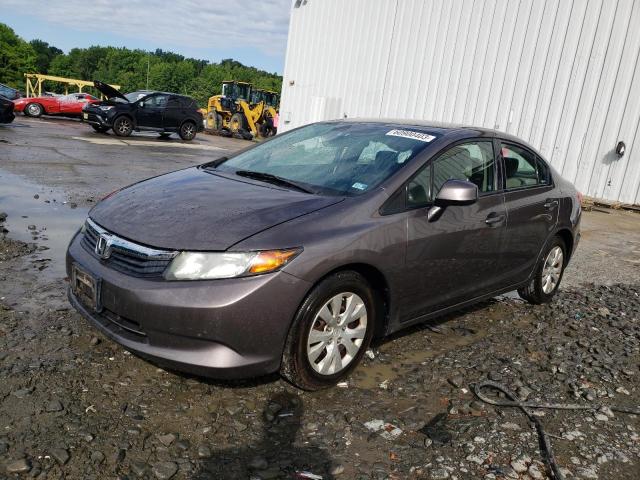 HONDA CIVIC LX 2012 with VIN 2HGFB2F53CH513392 - Photo from auction