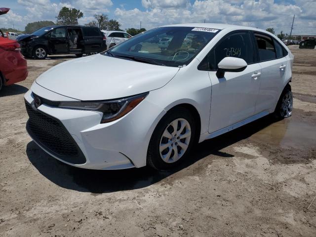 TOYOTA COROLLA LE 2022 with VIN JTDEPMAE6N3005633 - Photo from auction