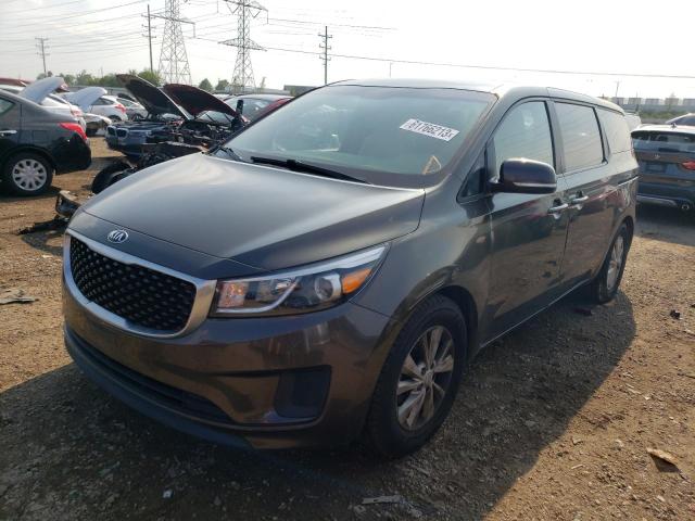 KIA SEDONA LX 2017 with VIN KNDMB5C19H6228830 - Photo from auction