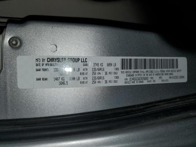 Photo 14 from auction – 2012 DODGE GRAND CARA with VIN 2C4RDGCG6CR256893