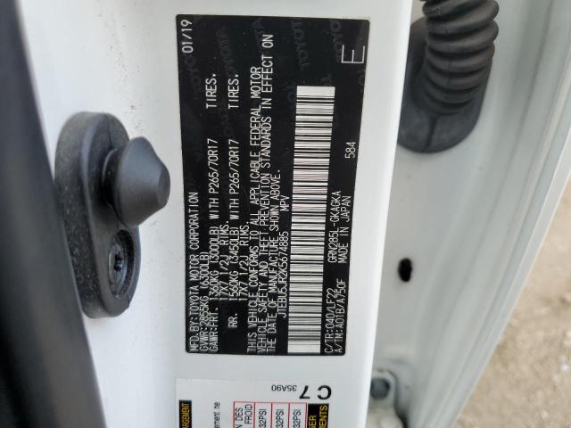 Photo 14 from auction – 2019 TOYOTA 4RUNNER SR with VIN JTEBU5JR2K5674885