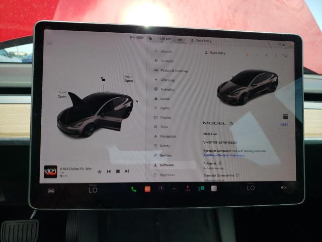 Photo 9 from auction – 2022 TESLA MODEL 3 with VIN 5YJ3E1EA7NF185257