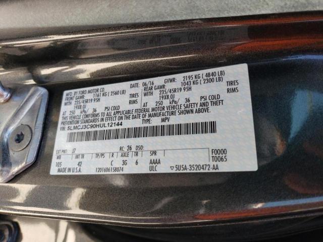 Photo 14 from auction – 2017 LINCOLN MKC RESERV with VIN 5LMCJ3C90HUL12144