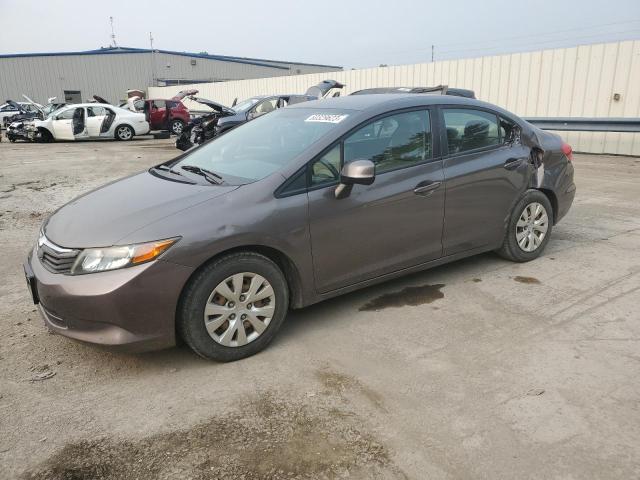HONDA CIVIC LX 2012 with VIN 19XFB2F57CE002990 - Photo from auction
