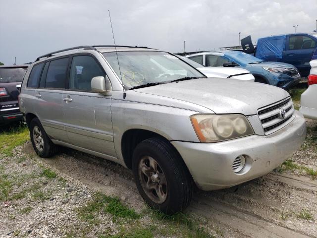TOYOTA HIGHLANDER 2001 with VIN JTEGF21A610007306 - Photo from auction