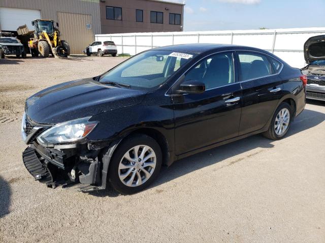 NISSAN SENTRA S 2018 with VIN 3N1AB7AP2JY317386 - Photo from auction