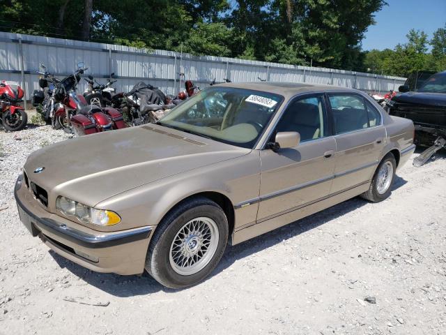 BMW 740 IL 2001 with VIN WBAGH834X1DP25827 - Photo from auction