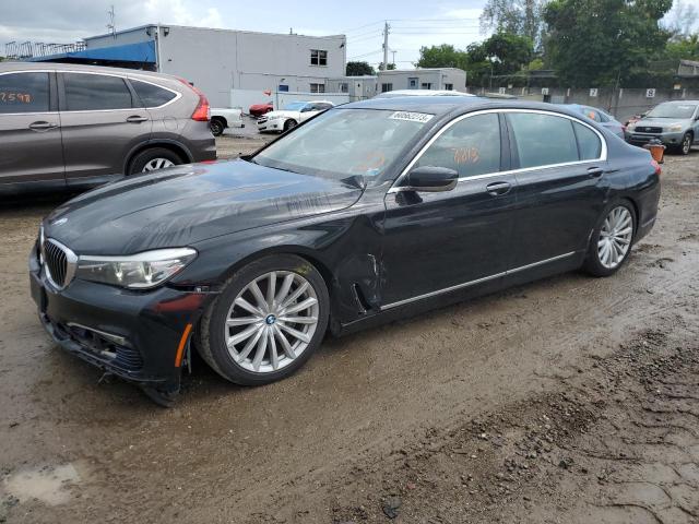 BMW 740 I 2016 with VIN WBA7E2C50GGD99870 - Photo from auction