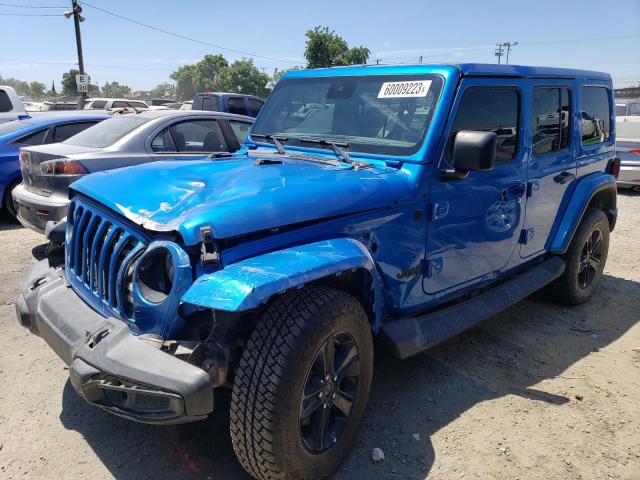 JEEP WRANGLER U 2021 with VIN 1C4HJXEG7MW739271 - Photo from auction