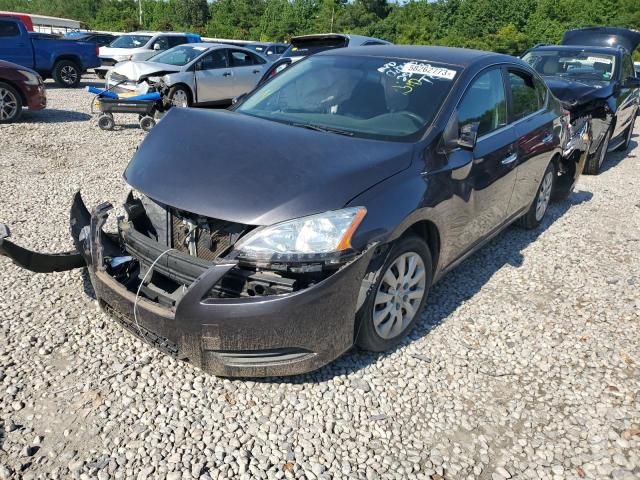 NISSAN SENTRA S 2014 with VIN 3N1AB7AP1EY252343 - Photo from auction
