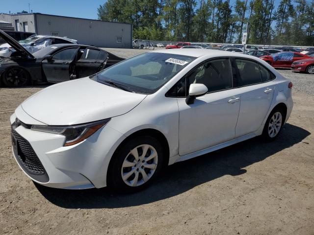 TOYOTA COROLLA LE 2021 with VIN JTDEPMAE6MJ169815 - Photo from auction