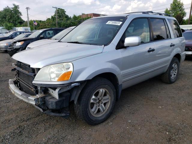 HONDA PILOT EXL 2005 with VIN 2HKYF18655H537795 - Photo from auction