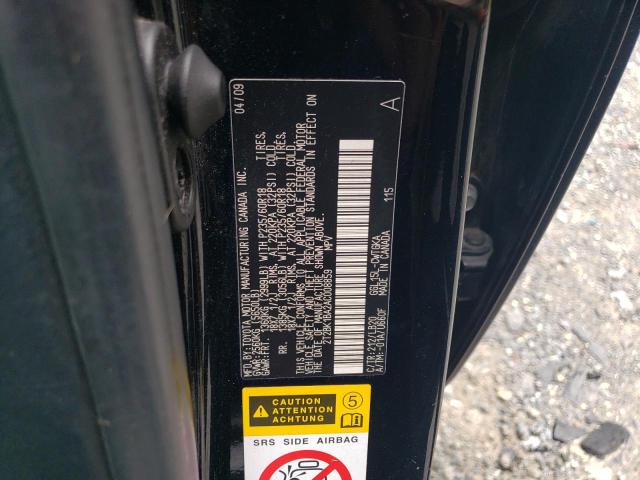Photo 14 from auction – 2010 LEXUS RX 350 with VIN 2T2BK1BA2AC008859
