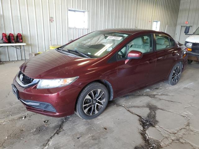 HONDA CIVIC EX 2014 with VIN 19XFB2F82EE022433 - Photo from auction