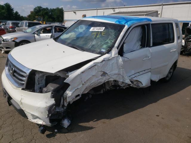HONDA PILOT EXL 2013 with VIN 5FNYF4H66DB055075 - Photo from auction