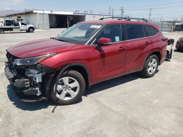 TOYOTA HIGHLANDER 2022 with VIN 5TDZZRAH2NS118321 - Photo from auction