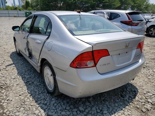 Photo 2 from auction – 2008 HONDA CIVIC HYBR with VIN JHMFA36288S012865